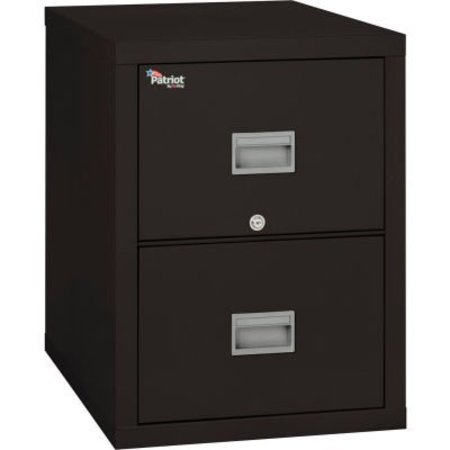 FIRE KING Fireking Fireproof 2 Drawer Vertical File Cabinet Legal 20-13/16"Wx31-9/16"Dx27-3/4"H Black 2P2131-CBL